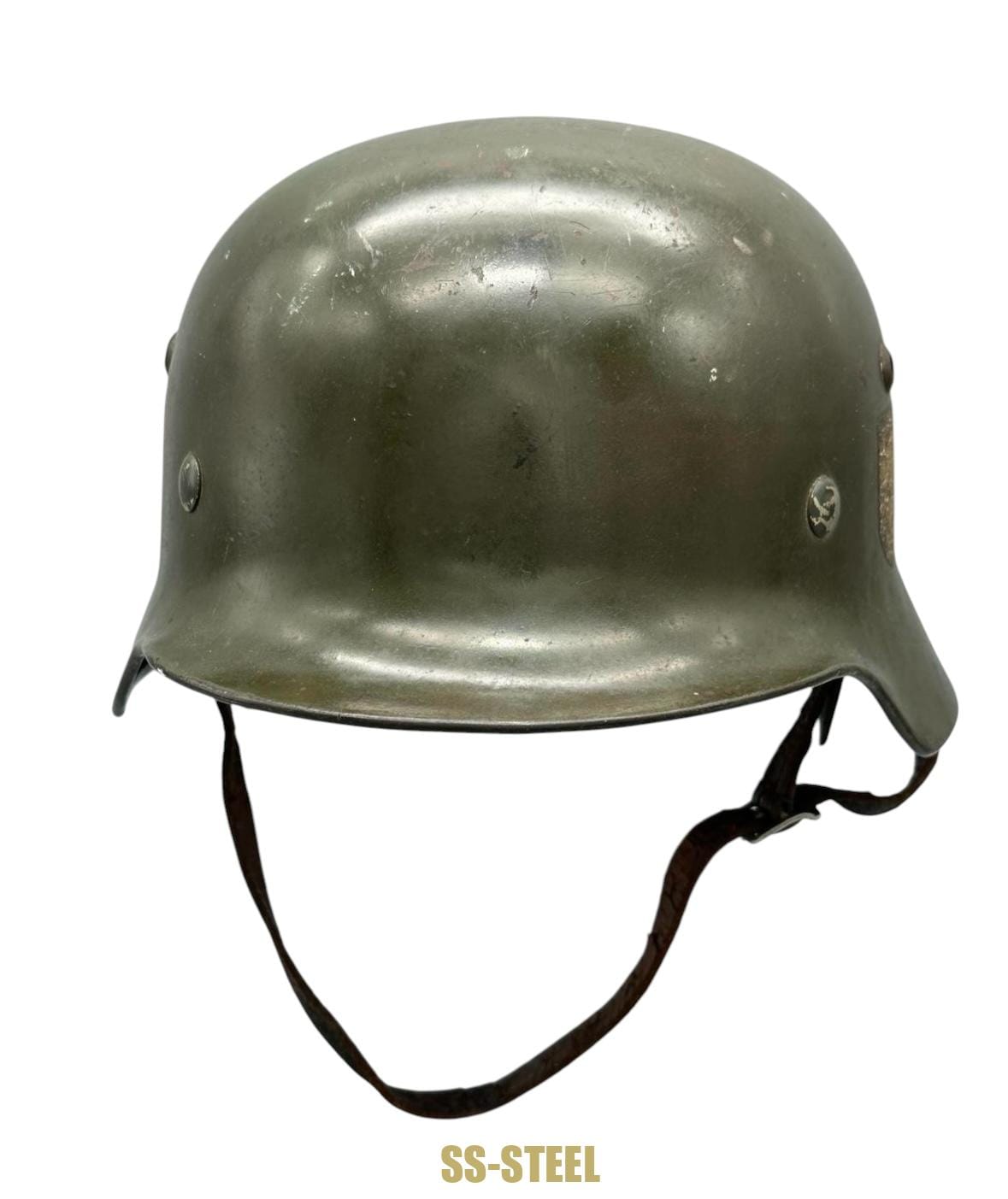 M35 DD Police EX Heer Helmet SE66 - Image 3