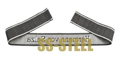 SS Pz Rgt "Hermann Von Salza" Cuff Title - Image 5