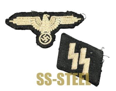 Uniform Removed SS Runic Tab and Sleeve Eagle