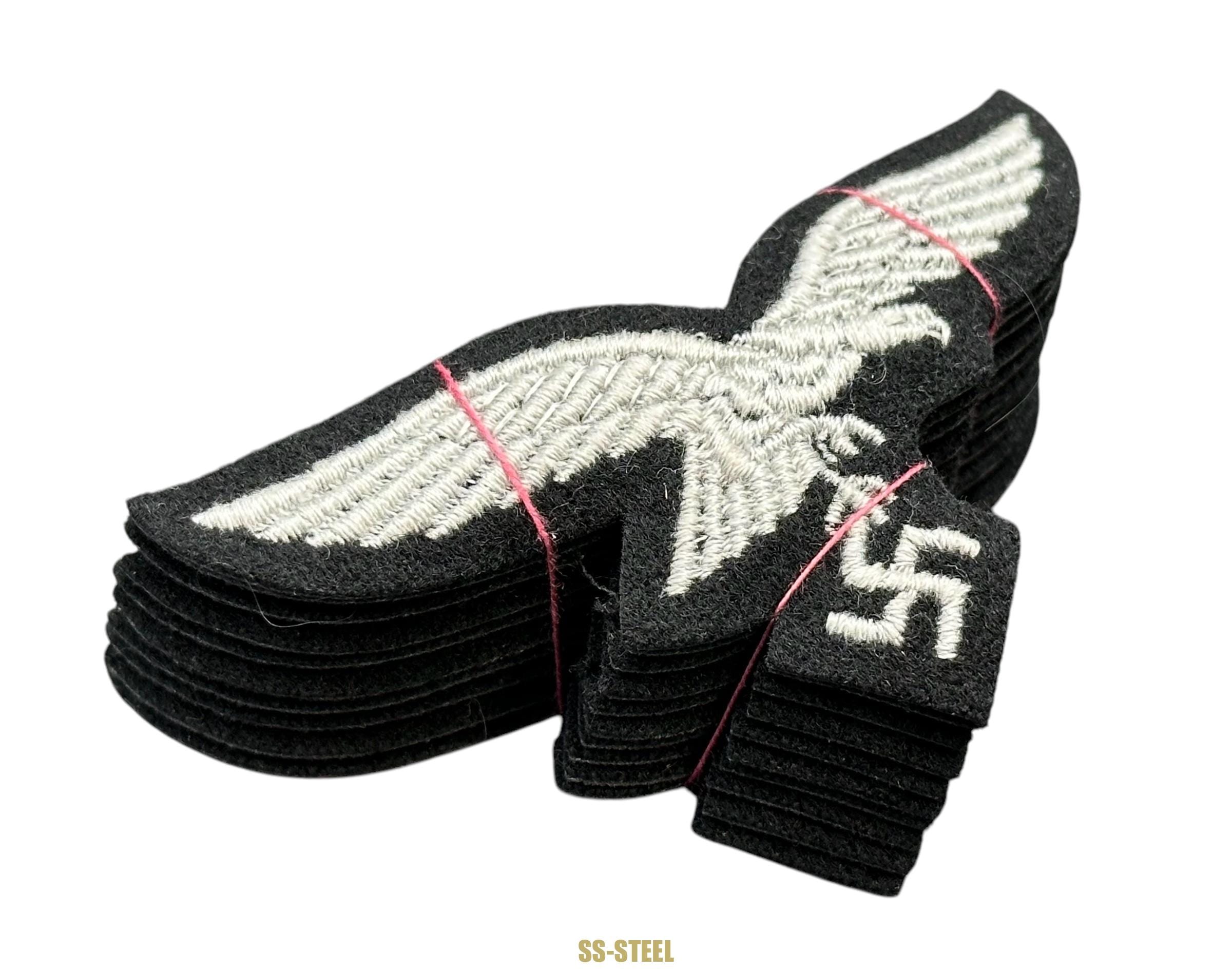 Unissued Lot, Luftwaffe HG Div M43 Cap Eagles - Image 3