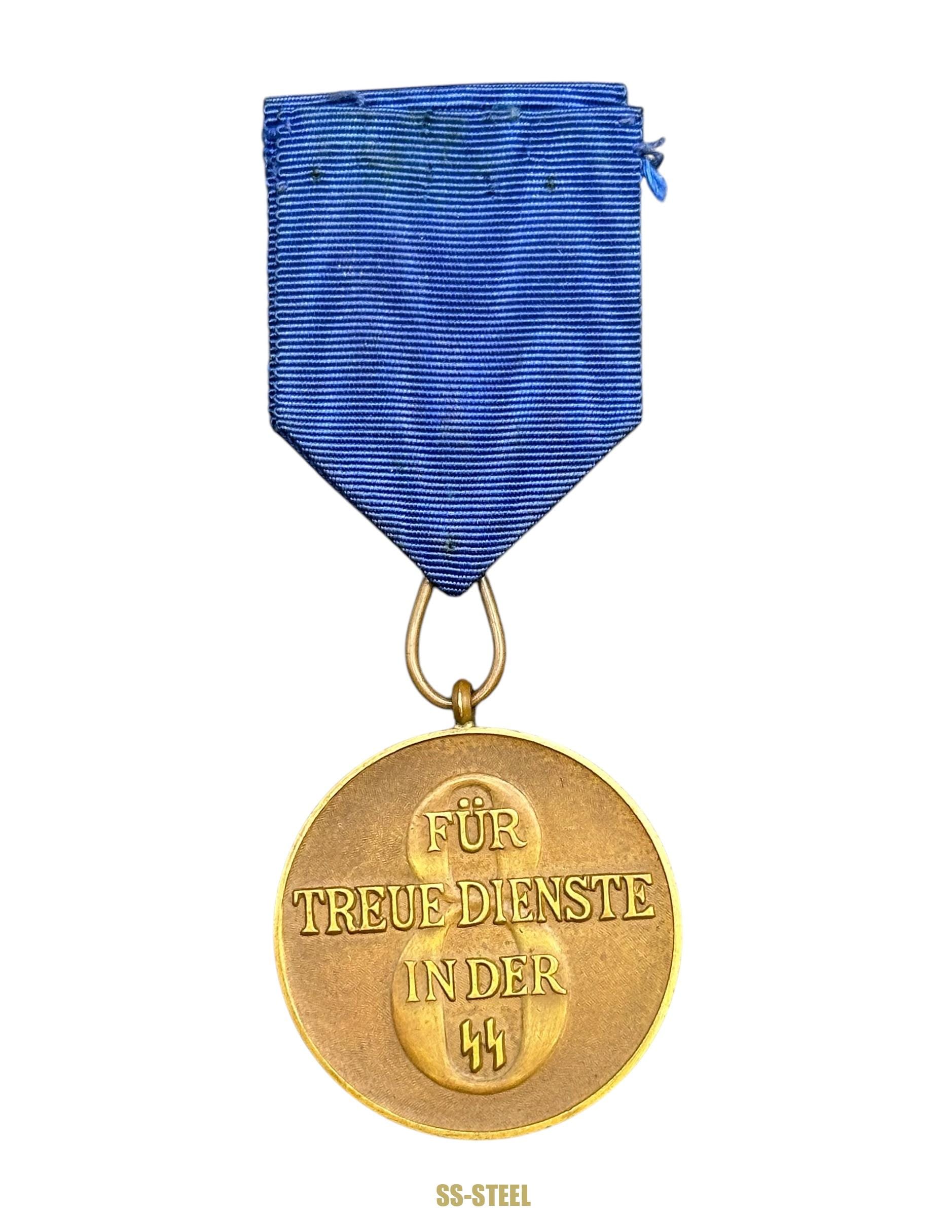 SS 8 Year Long Service Medal - Image 3