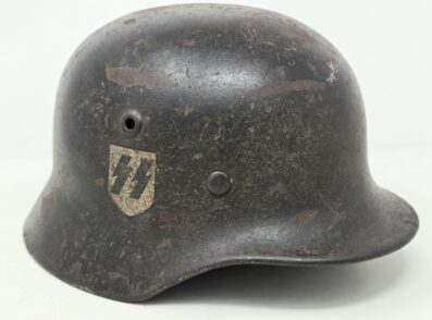 Combat Waffen-SS M40 Helmet, Q64 - Image 3