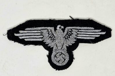 Killer Uniform Removed SS Officer's Bullion Sleeve Eagle - Image 2