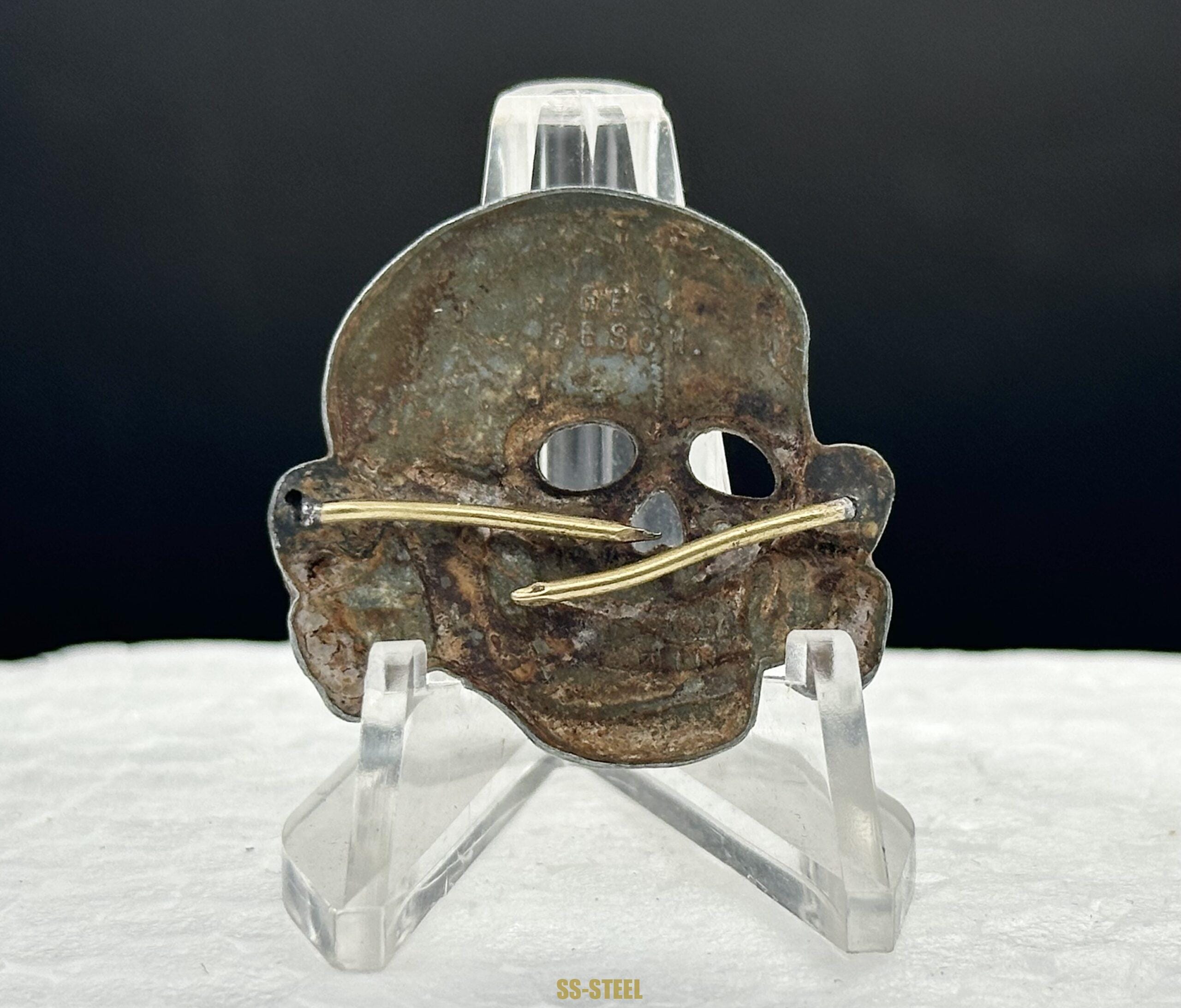 SS Visor Cap Skull by Assmann “GES. GESCH” - Image 3