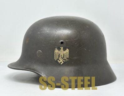 M35 Double Decal Heer Helmet