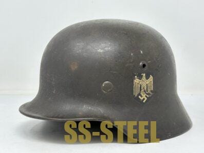 M35 Double Decal Heer Helmet - Image 2