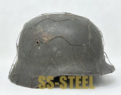 SS Chickenwire M35 Helmet Volunteer - Image 3