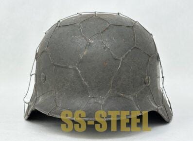 SS Chickenwire M35 Helmet Volunteer - Image 4