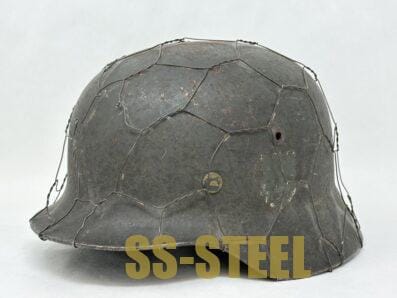 SS Chickenwire M35 Helmet Volunteer - Image 5