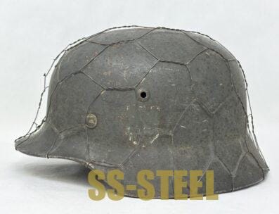 SS Chickenwire M35 Helmet Volunteer - Image 6