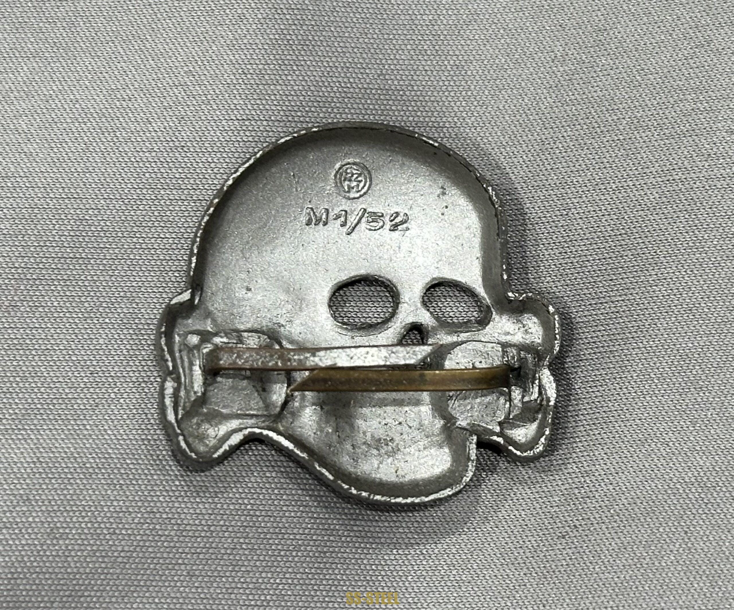 SS Visor Skull M1/52 Deschler - Image 3