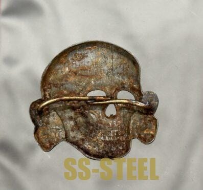 SS Visor Cap Skull by Assmann  “GES. GESCH” - Image 3