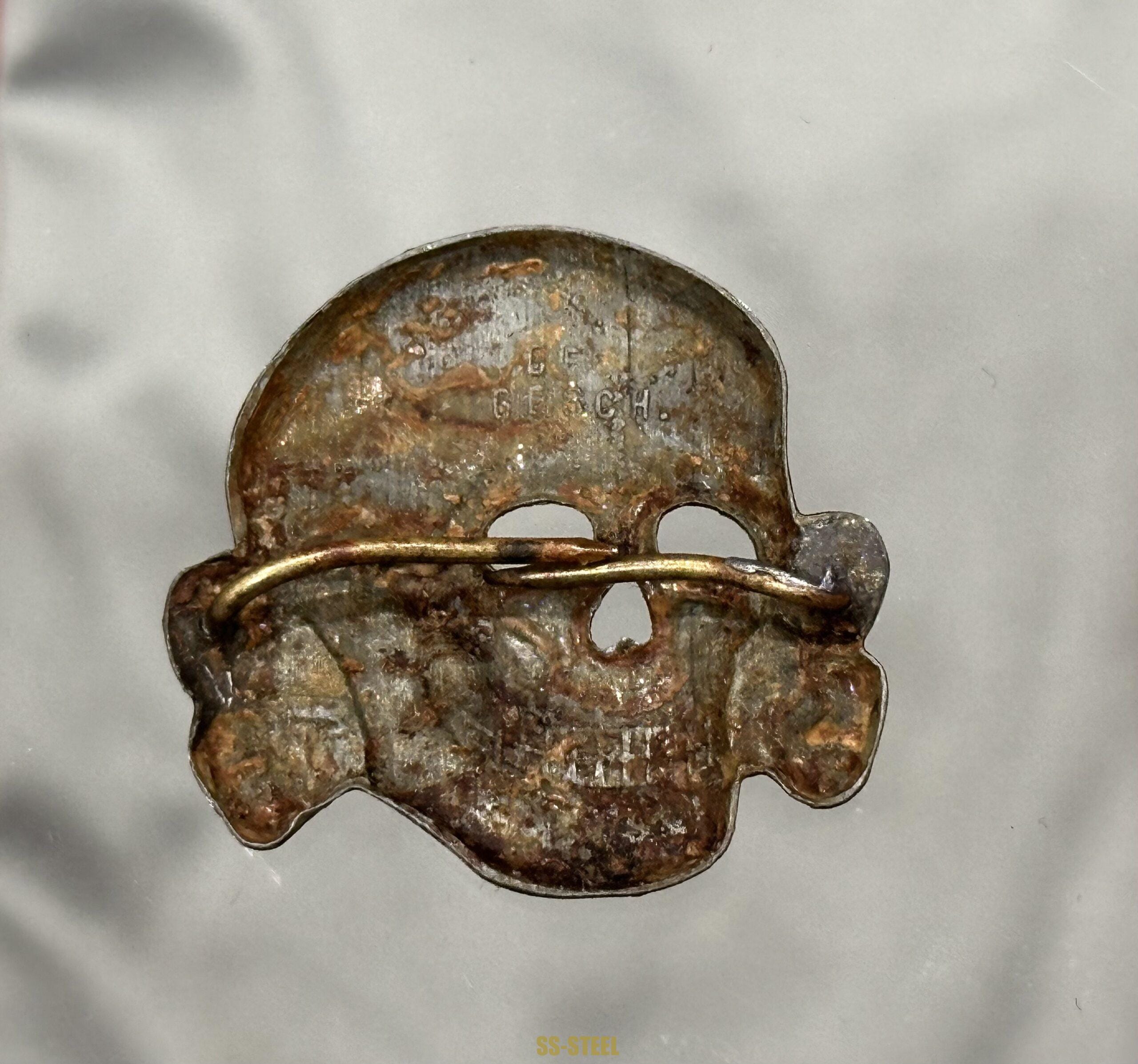 SS Visor Cap Skull by Assmann “GES. GESCH” - Image 3