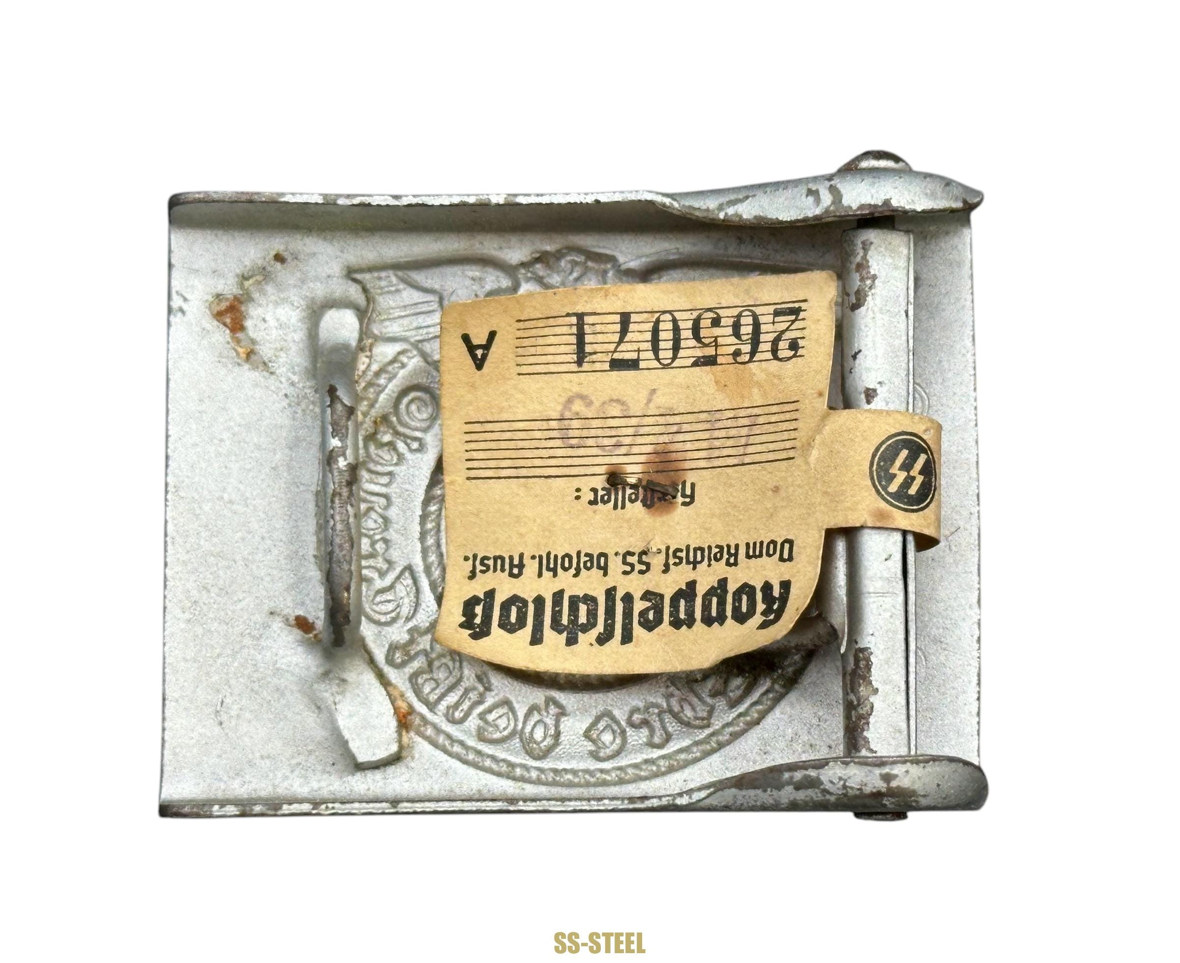 Unissued SS EM NCO Buckle 155/40 - Image 3