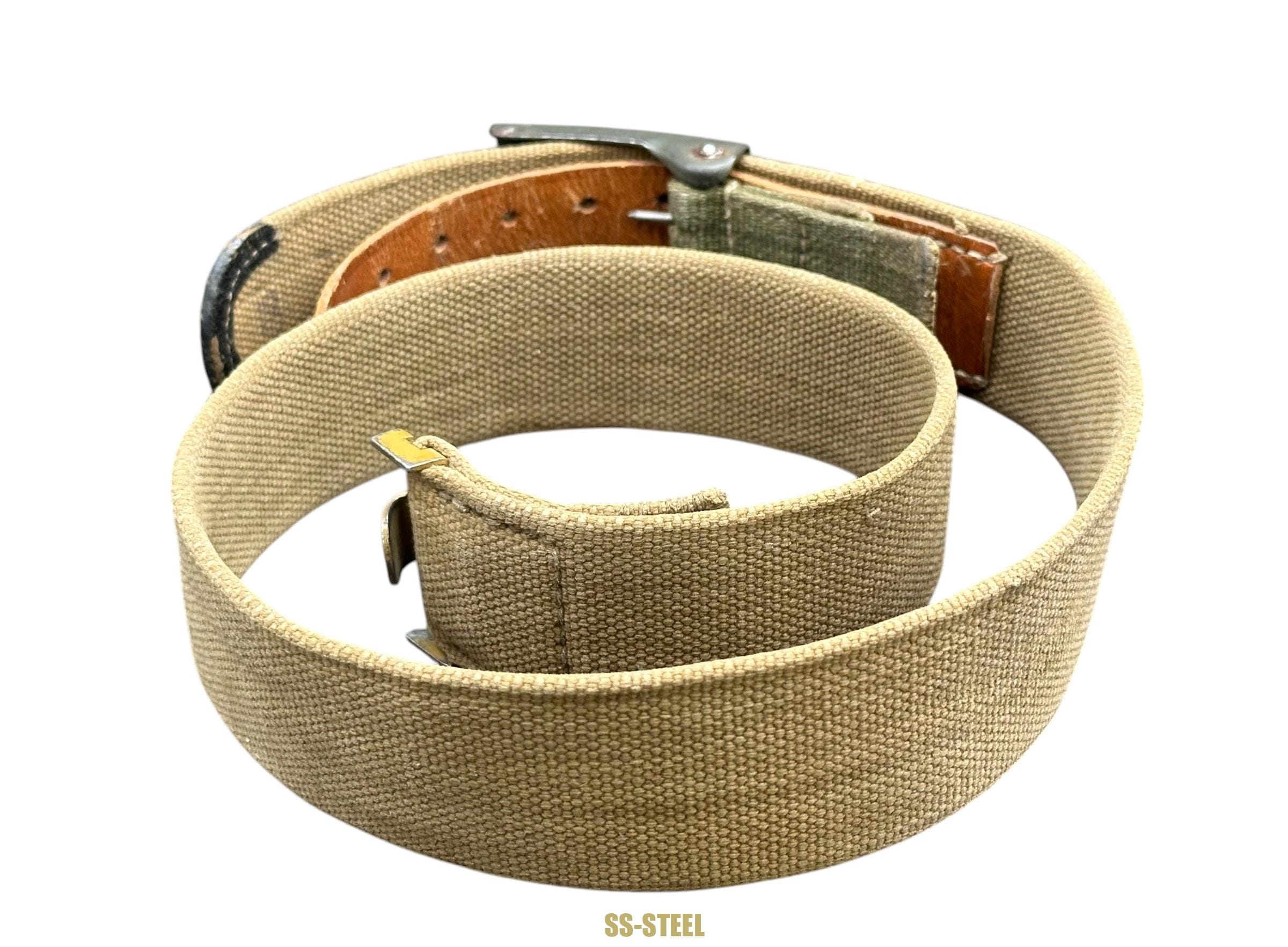 Afrika Korps Belt & Buckle with Canvass Tab - Image 4