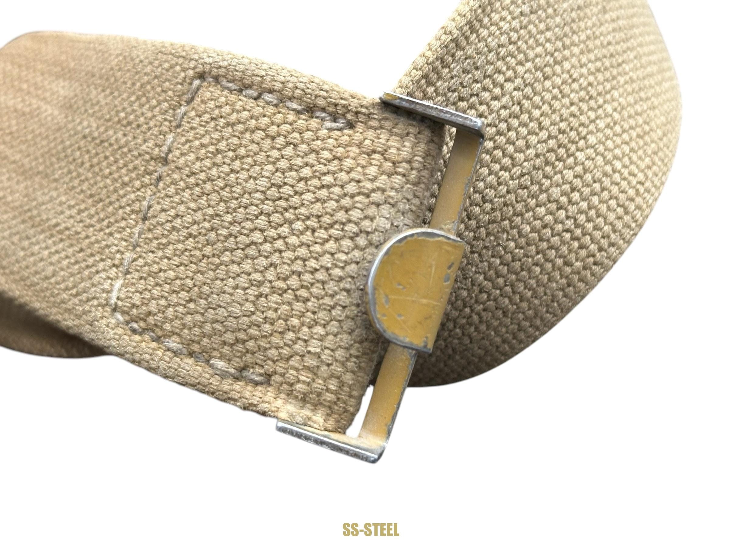 Afrika Korps Belt & Buckle with Canvass Tab - Image 5