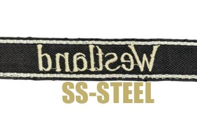 Uniform removed Waffen-SS cufftitle ‘Westland’ - Image 7