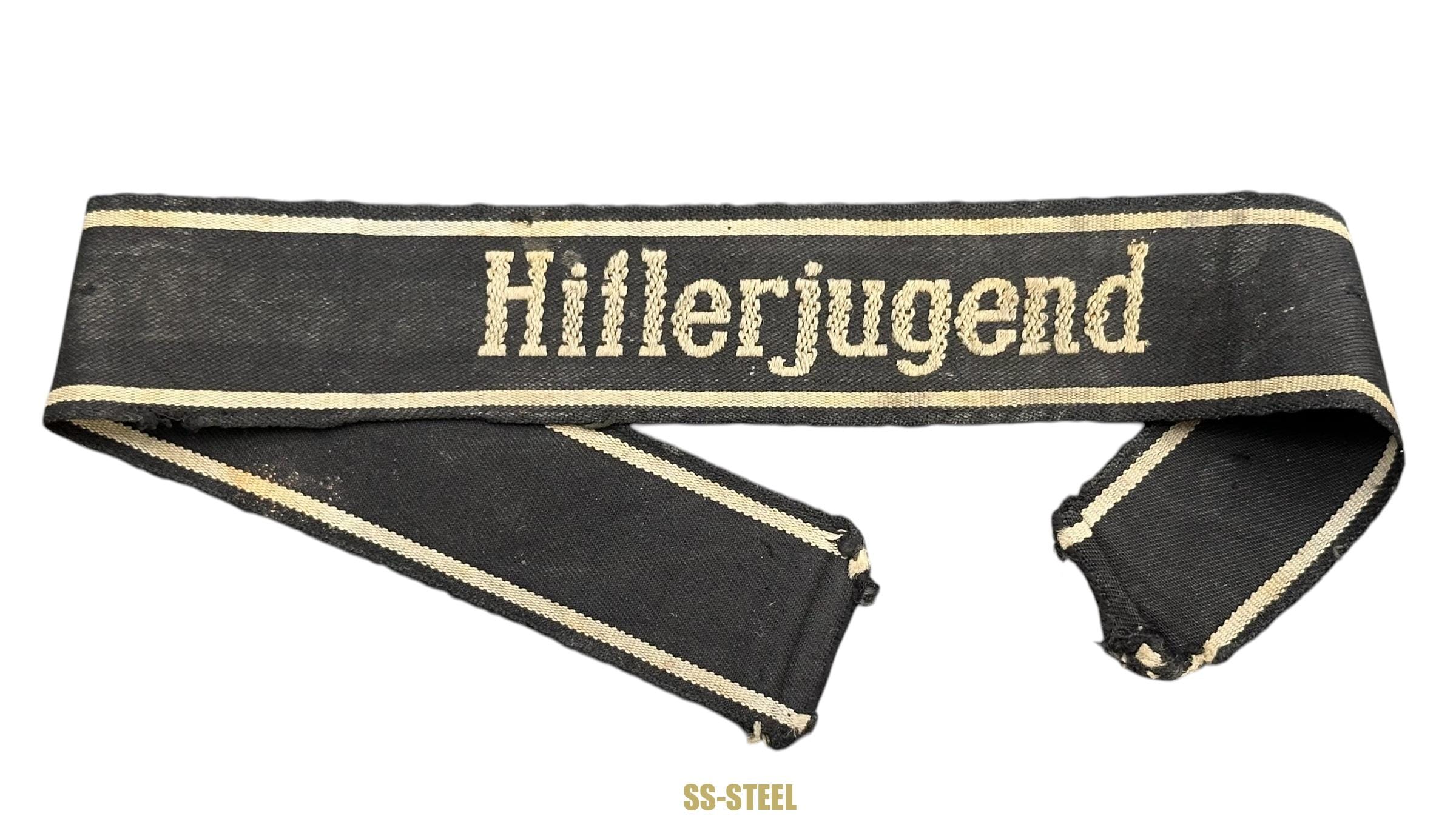 SS Hitlerjugend Cuff Title-Uniform Removed