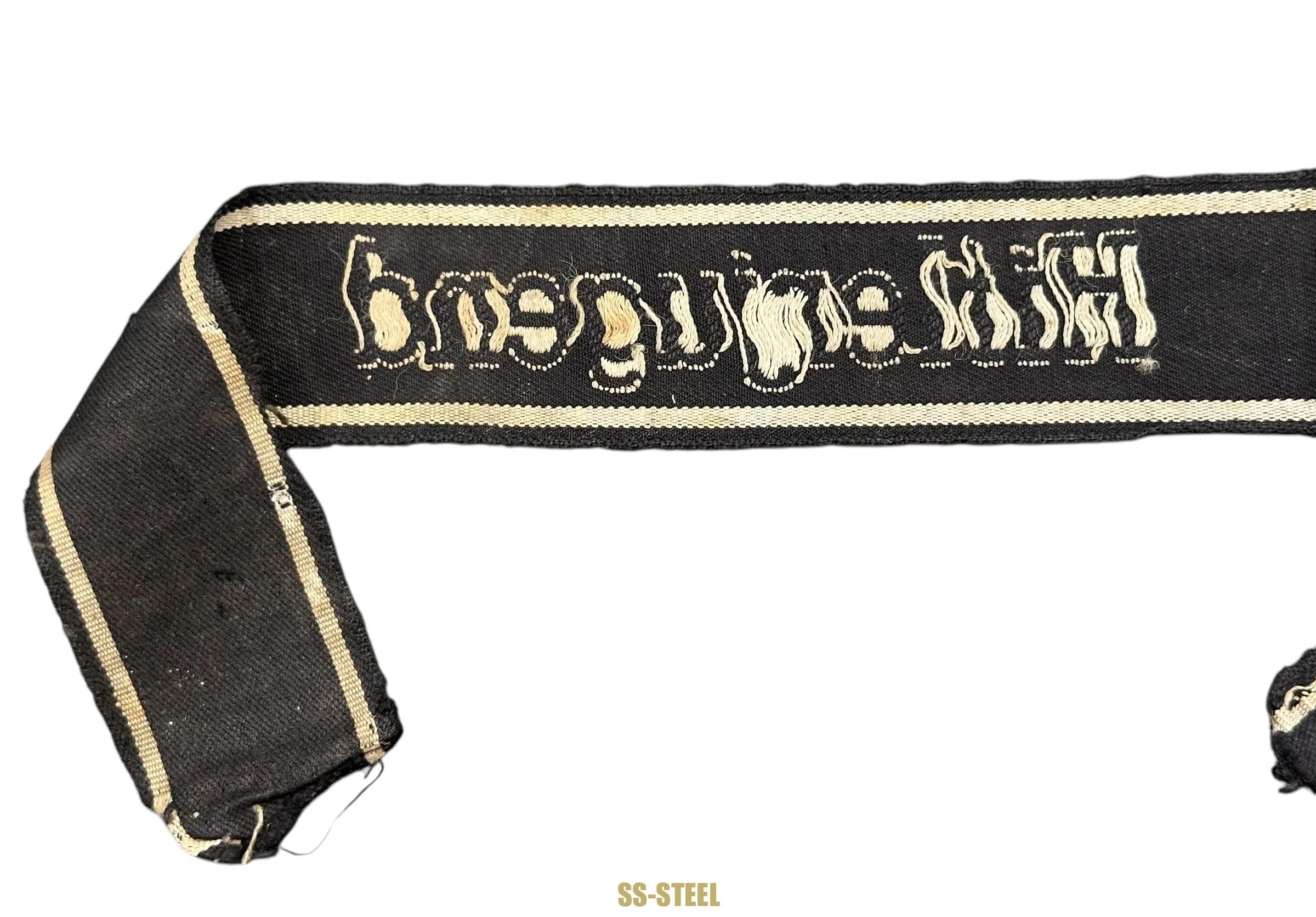 SS Hitlerjugend Cuff Title-Uniform Removed - Image 7