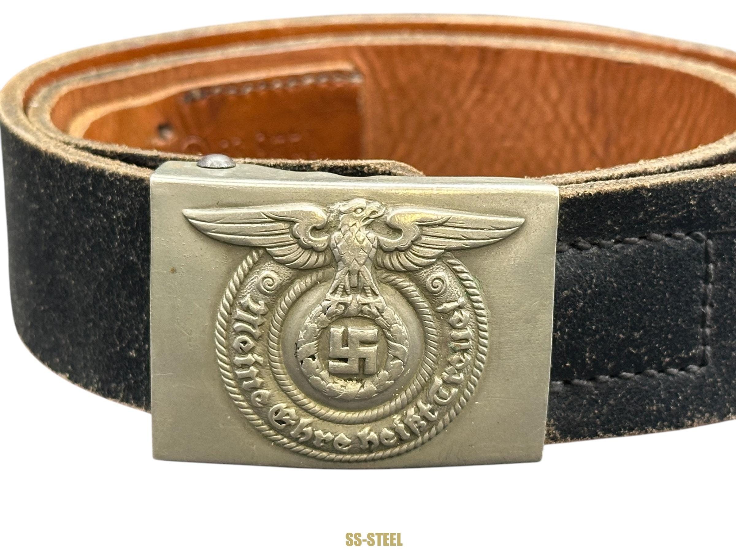 SS Marked Belt VA 413/38 and Buckle O&C