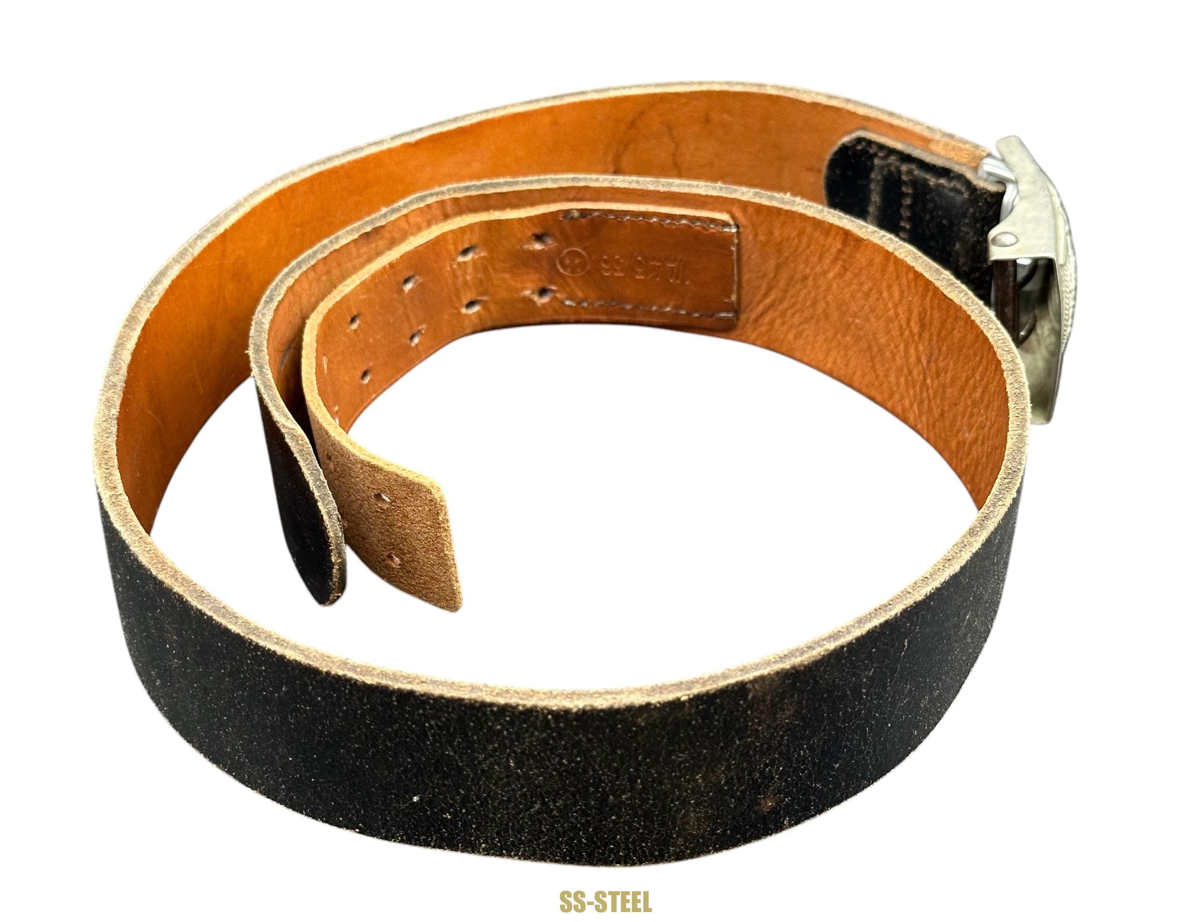 SS Marked Belt VA 413/38 and Buckle O&C - Image 5