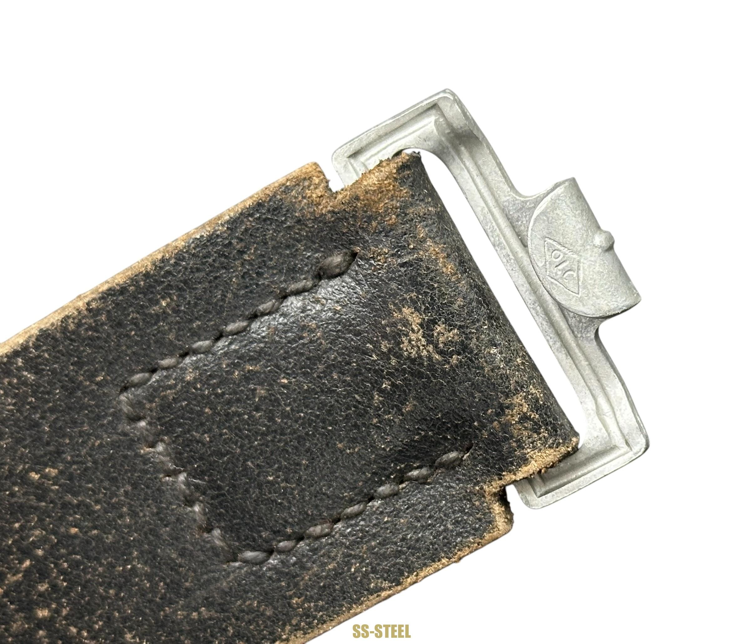 SS Marked Belt VA 413/38 and Buckle O&C - Image 10