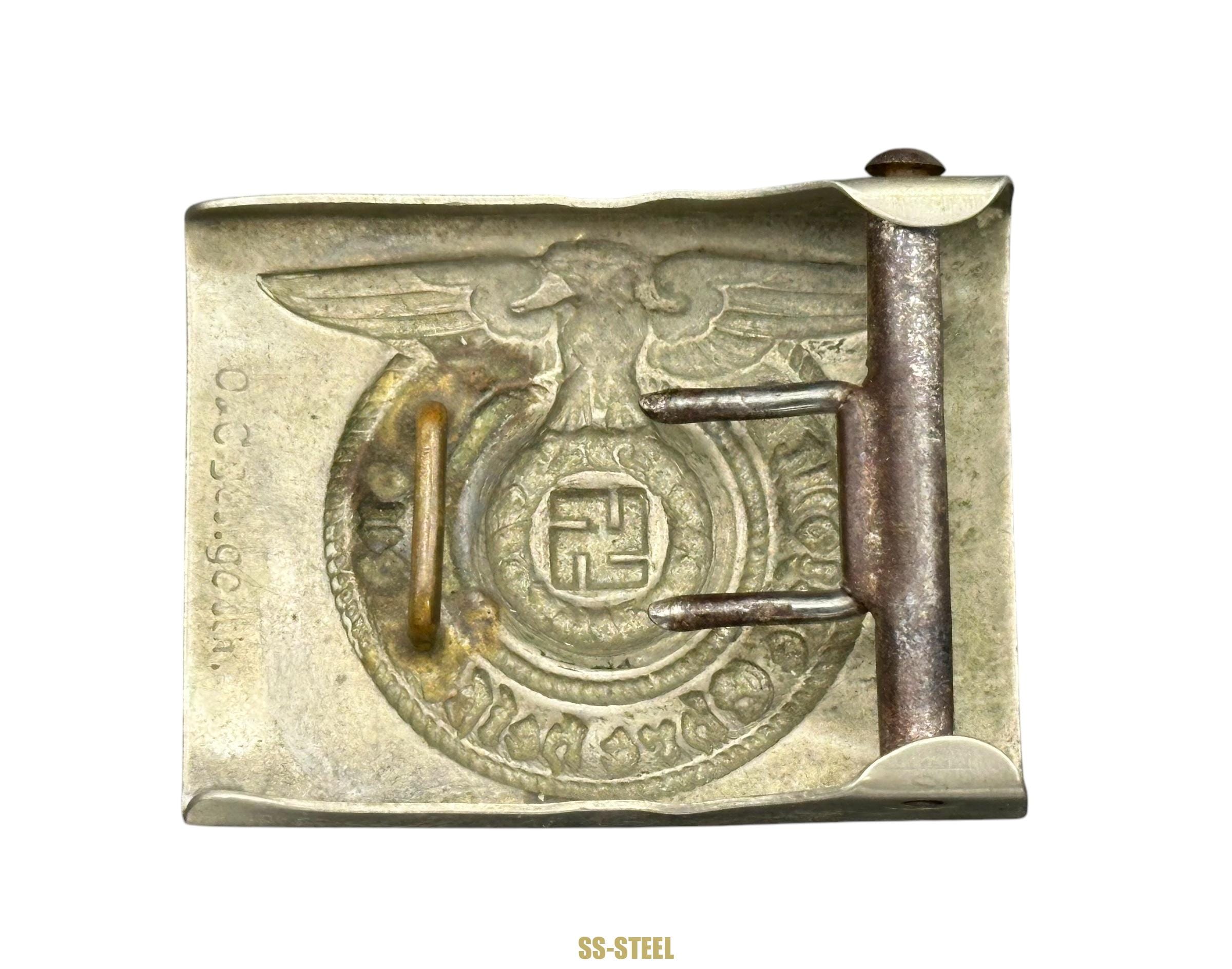SS Marked Belt VA 413/38 and Buckle O&C - Image 13