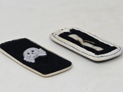 Hermann Göring White piped Collar Tabs - Image 3