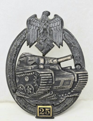 25 Assault Panzer Abzeichen, "Gustav Brehmer"