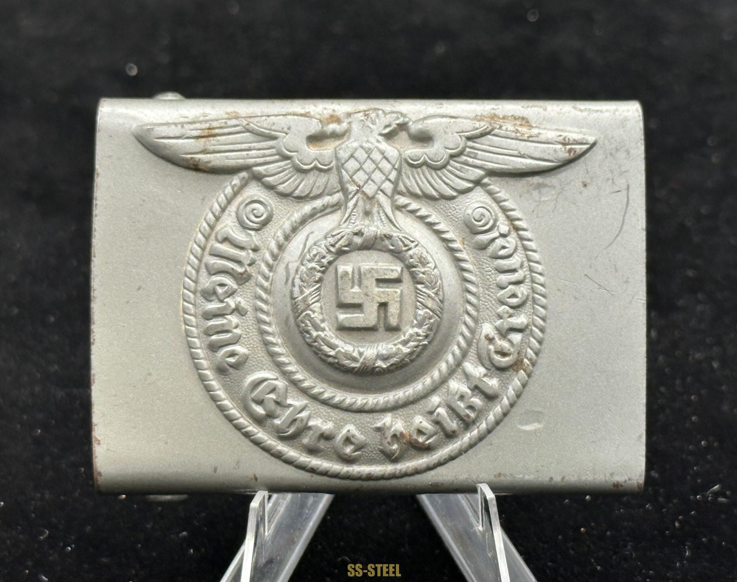 Waffen SS EM/NCO Buckle 155/43-Assmann - Image 9