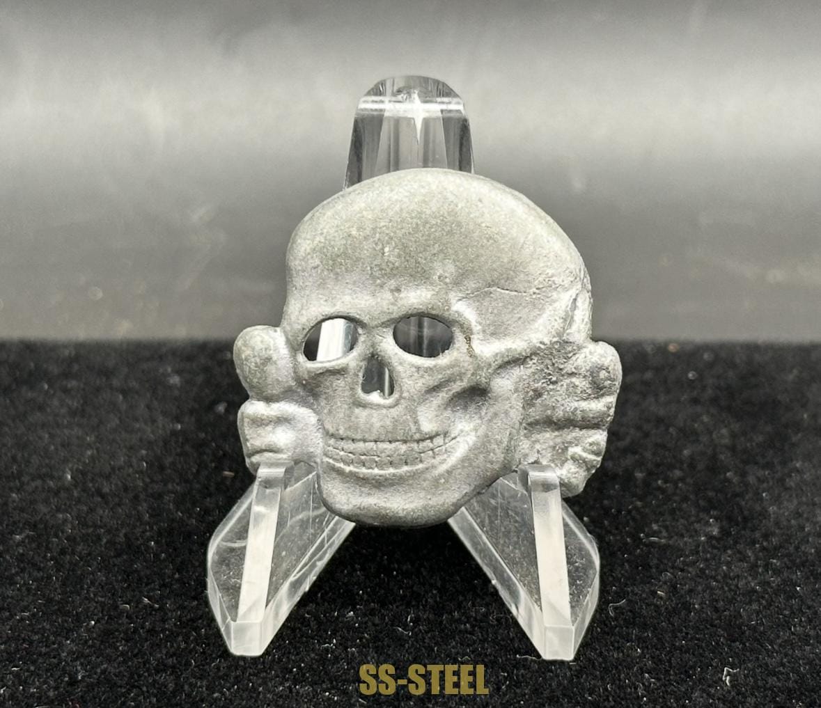 SS Visor Cap Skull by Assmann “GES. GESCH” and Visor Eagle - Image 3