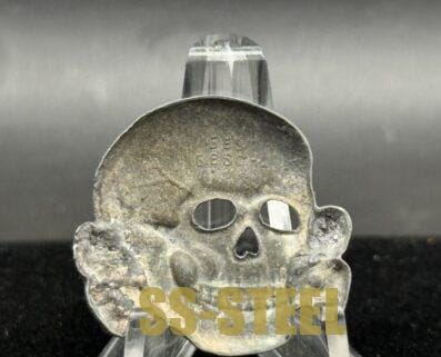 SS Visor Cap Skull by Assmann “GES. GESCH” and Visor Eagle - Image 5