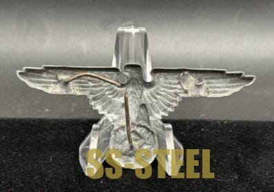 SS Visor Cap Skull by Assmann “GES. GESCH” and Visor Eagle - Image 7