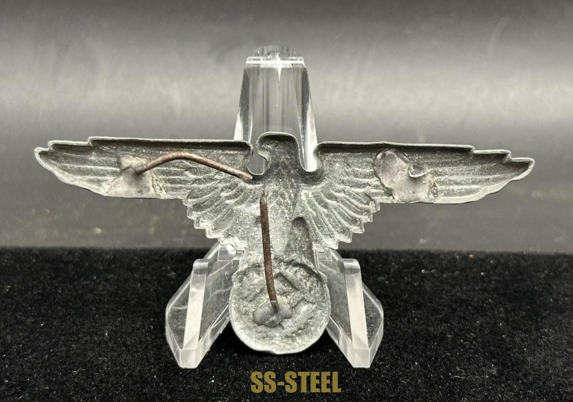 SS Visor Cap Skull by Assmann “GES. GESCH” and Visor Eagle - Image 7