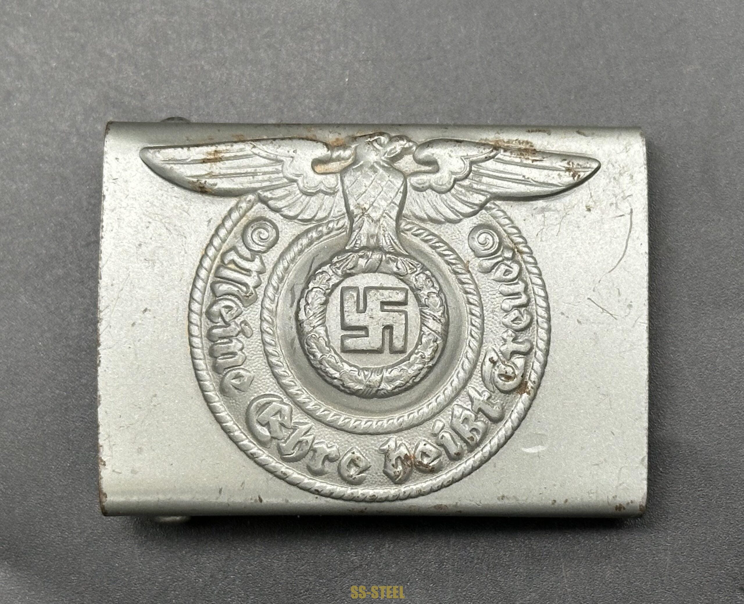 Waffen SS EM/NCO Buckle 155/43-Assmann - Image 2