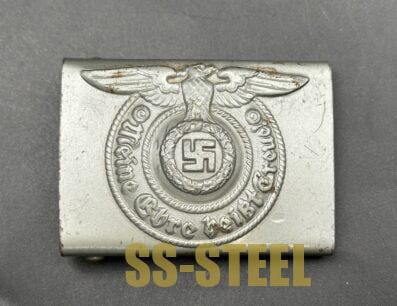Waffen SS EM/NCO Buckle 155/43-Assmann