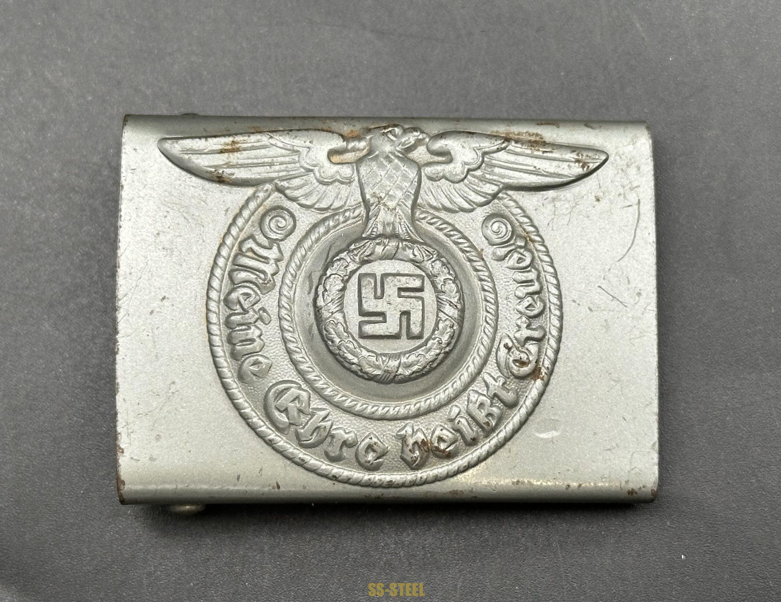 Waffen SS EM/NCO Buckle 155/43-Assmann