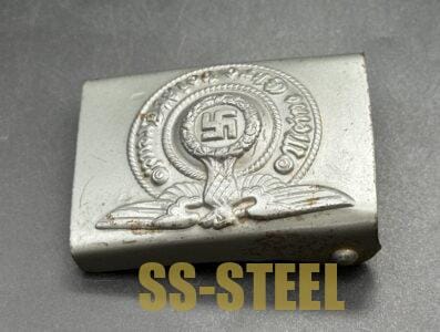 Waffen SS EM/NCO Buckle 155/43-Assmann - Image 3