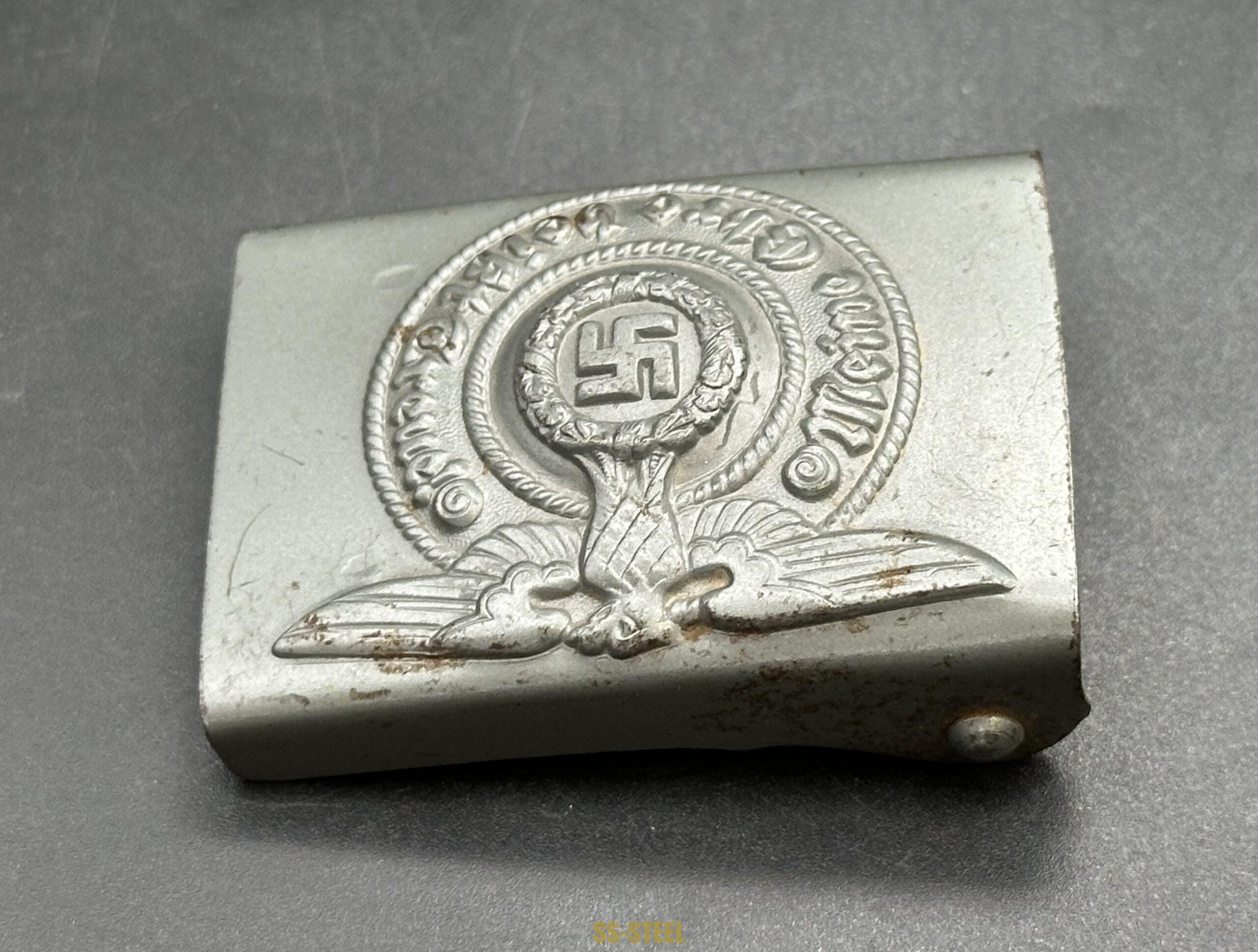 Waffen SS EM/NCO Buckle 155/43-Assmann - Image 3