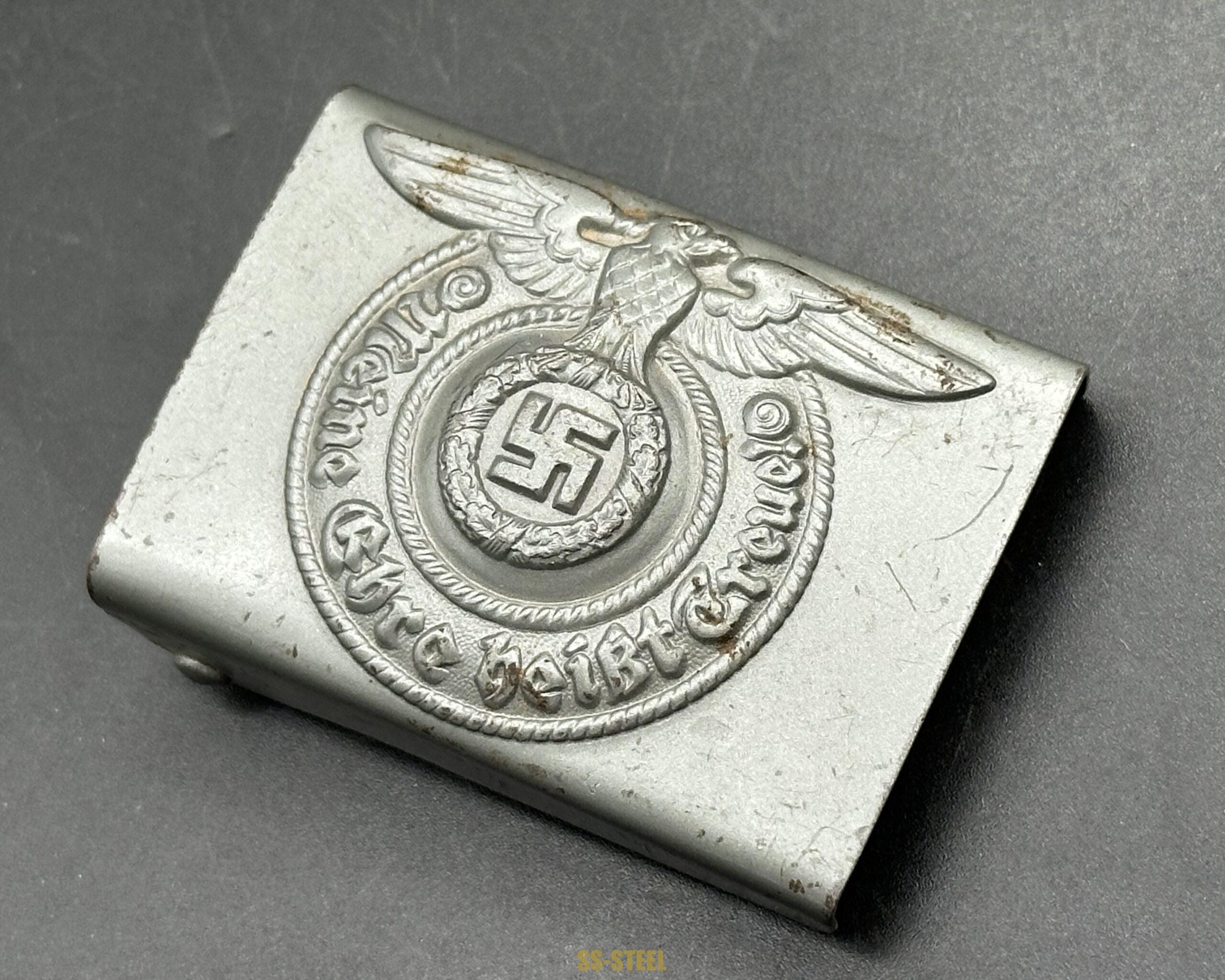 Waffen SS EM/NCO Buckle 155/43-Assmann - Image 4