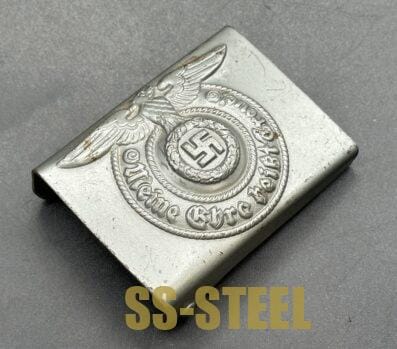 Waffen SS EM/NCO Buckle 155/43-Assmann - Image 5