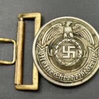 SS Officer Nickel Buckle RZM 35/36-Overhoff & Cie