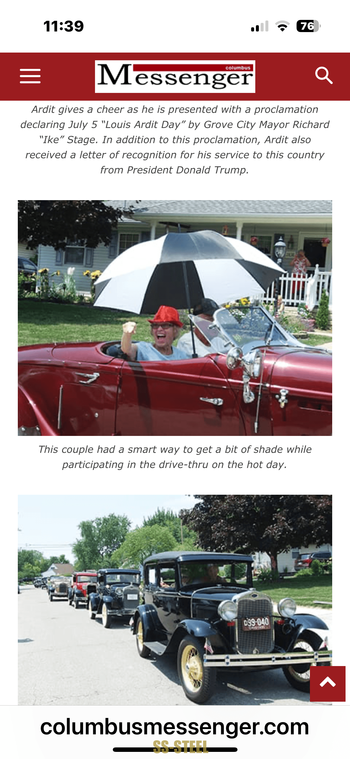 US Veteran Signed Flag OBERBURGKIRCHEN - Image 26