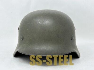 Heer M35 Double Decal Helmet SE68 Overspray/Camo - Image 3