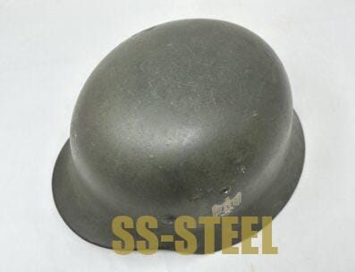 Heer M35 Double Decal Helmet SE68 Overspray/Camo - Image 8