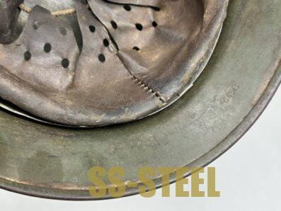 Heer M35 Double Decal Helmet SE68 Overspray/Camo - Image 11