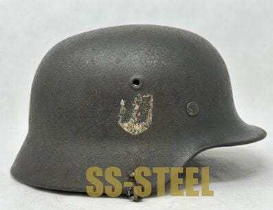 SS M40 Single Decal Helmet Battle Damage - Image 2
