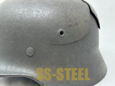SS M40 Single Decal Helmet Battle Damage - Image 9