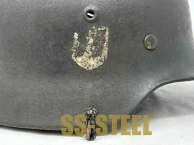 SS M40 Single Decal Helmet Battle Damage - Image 16