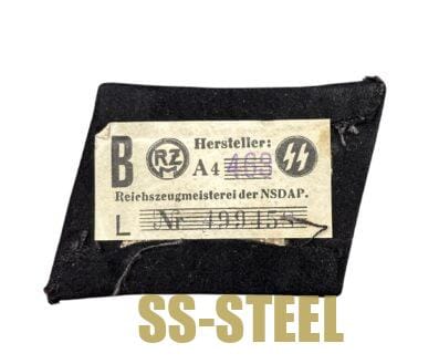SS EM/NCO Rune Collar Tab with SS RZM Tag - Image 3